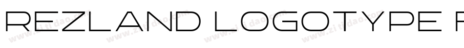 Rezland Logotype Fon字体转换